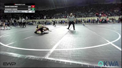 140 lbs Consi Of 8 #1 - David Sanchez, Locust Grove vs Konnor Wiens, Smith Wrestling Academy
