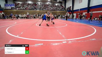 67-70 lbs Rr Rnd 1 - Isaac Coleman, Victory Christian School vs Alex Coose, Tulsa Blue T Panthers