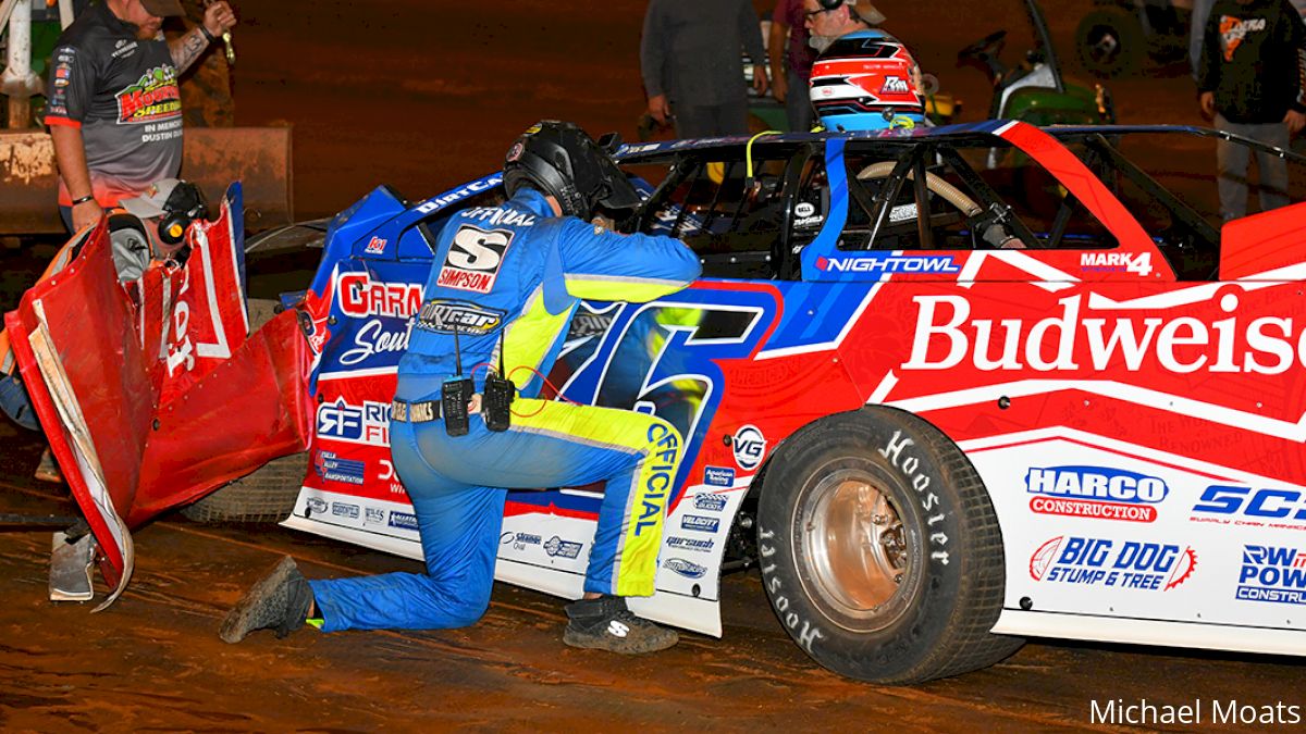 Violent Crash Ruins Brandon Overton's WoO Victory Bid At Smoky Mountain