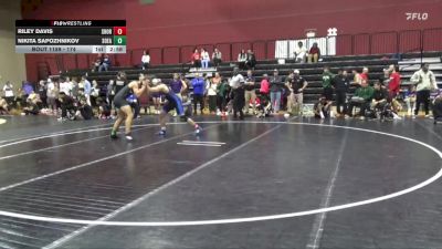 174 lbs Cons. Round 1 - Nikita Sapozhnikov, USF vs Riley Davis, Shorter