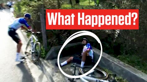 How Daniel Martinez Was Crashed By His Own Teammate In Paris-Nice 2026 Stage 8