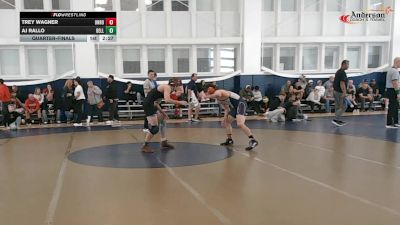 141 lbs Quarterfinal - Trey Wagner, Unrostered - NAWC vs AJ Rallo, Bellarmine