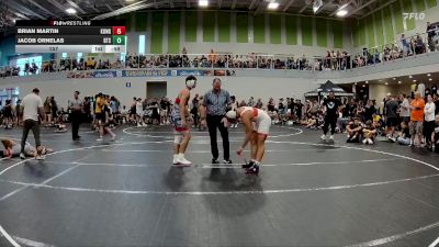 157 lbs Round 4 (6 Team) - Jacob Ornelas, Beebe Trained Silver vs Brian Martin, KONG HS