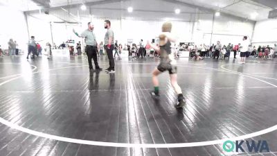 67 lbs Semifinal - Tanner Thacker, Van Buren Matdawgs vs Grayson Schultz, Team Tulsa Wrestling Club