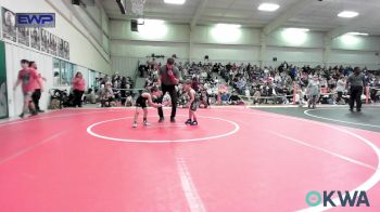 43 lbs Consi Of 8 #2 - Easton Shearburn, Spartan Wrestling Fort Smith vs Dawsyn Hawkins, Hulbert