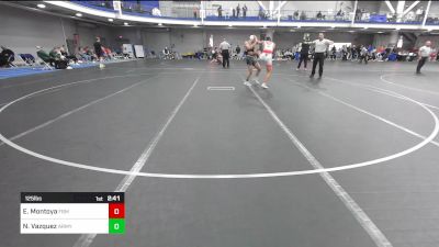 125 lbs Consi Of 8 #2 - Ejiro Montoya, F&M - UnAttached vs Nain Vazquez, Army-West Point