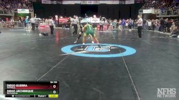 5A 133 lbs Champ. Round 1 - Diego Archibeque, Rio Rancho vs Diego Guerra, Mayfield