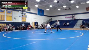 285 lbs 1st Place Match (16 Team) - Chad Adams, Cowley College vs Adrian Elsen, Labette Community College