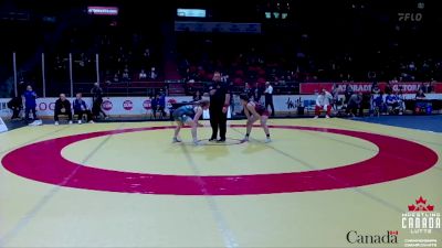 62kg Round 1 - Jolie Brisco, Montreal NTC / Montreal WC vs Michaela Rankin, Brock WC