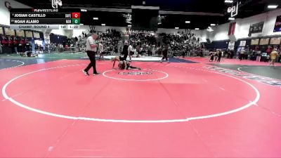 150 lbs Champ. Round 1 - Noah Alamo, Northview vs Josiah Castillo, Santa Fe