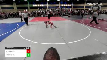 54 lbs Round Of 32 - Matthew Zubia, Peterson Grapplers vs Sadie Sweat, Kalispell WC