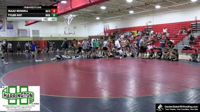 High School - 164 lbs Consolation Round 2 - Tyler Kot, Morris Knolls vs Isaac Russell, Watchung Hills