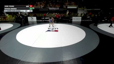 105 lbs Cons. Sub-semis - Navian Jimenez vs John Young, Gladiator Wrestling
