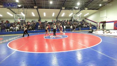 138 lbs Quarterfinal - Shelby Correa, Jenks Middle School Girls Wres vs Parker Wynn, Union Girls