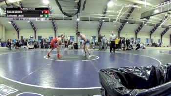 174 lbs 3rd Place Match - Carmine Lenzi, Unattached- West Virginia vs Chase Leech, Unattached Indiana