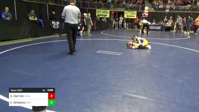 82 lbs Quarterfinal - Carson Herrick, Crawford Central vs Cooper Williams, Central Columbia