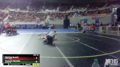 D4-215 lbs Cons. Semi - Thomas Nelson, Bagdad HS vs Tristan Black, Camp Verde