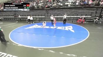 6A 115 lbs Cons. Round 3 - Dallas Peterson, Davis vs Kiara Tanaka, Mountain Ridge