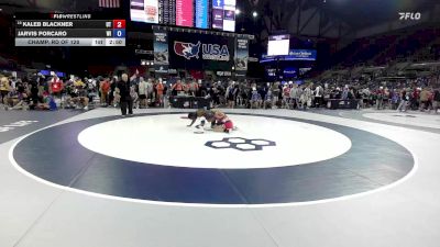 120 lbs Champ. Rd Of 128 - Kaleb Blackner, UT vs Jarvis Porcaro, WI