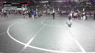 70 lbs Consi Of 16 #2 - Jack Porta, Elite NJ vs Nikolas Hernandez, Manville