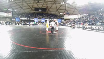 Boys 2A 285 lbs Champ. Round 2 - Elliot Mitchell, Othello vs Landon Hamblin, Aberdeen