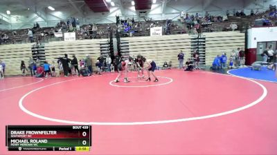 113-128 lbs Round 2 - Drake Frownfelter, Southport WC vs Michael Roland, Perry Meridian WC