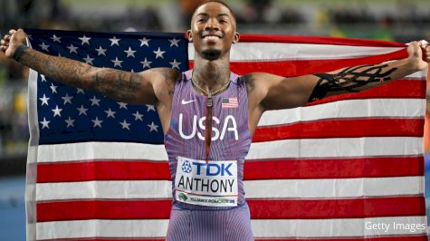 Jordan Anthony Runs World Lead To Win 60m Gold At World Indoors 2026