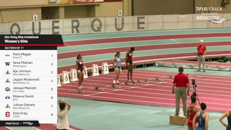 Women's 60m Unseeded, Prelims 9