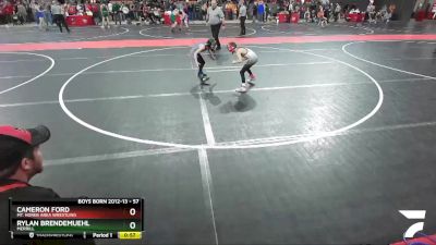 57 lbs Cons. Round 4 - Cameron Ford, Mt. Horeb Area Wrestling vs Rylan Brendemuehl, Merrill