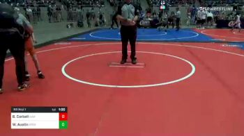 55 lbs Rr Rnd 1 - Braxton Corbell, Warner Youth vs Wyatt Austin, Sperry Wrestling Club