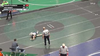 89 lbs Round Of 32 - Maddox Plambeck, Bishop McCort vs Colt Bissett, West Greene