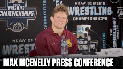 Max McEnelly Press Conference After Winning 2026 NCAAs