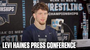 Levi Haines Press Conference After Winning 2026 NCAAs