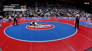 155 lbs Quarterfinal - Ariel Maicon, Creekview vs Kinley Wallace, Cross Creek