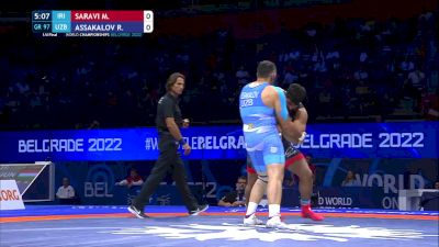 97 kg 1/4 Final - Mohammadhadi Abdollah Saravi, Iran vs Rustam Assakalov, Uzbekistan