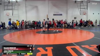 97 lbs Cons. Round 1 - DLijah Briscoe, Southport Wrestling Club vs Colt Fiscus, Red Cobra WA
