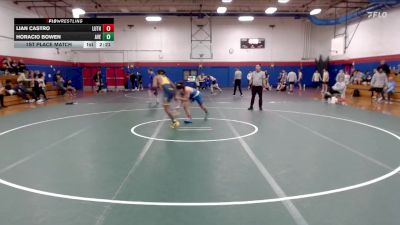 149B 1st Place Match - Horacio Bowen, Averett vs Lian Castro, Luther