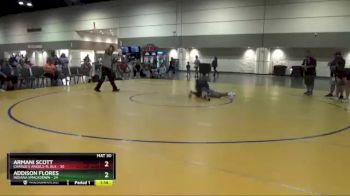 145 lbs Round 2 (8 Team) - Armani Scott, Charlie`s Angels-FL Blk vs Addison Flores, Indiana Smackdown