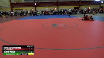 157 lbs Champ. Round 2 - Logan Swaw, Lockport Township vs Anthony Gutierrez, St. Charles East