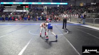 60 lbs Cons. Semi - Karsyn Dingman, Maize vs Laikyn Dinicola, Halstead