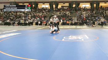 106-2A/1A Quarterfinal - Luke Baldwin, Henry E. Lackey vs Lucas Heffner, C. Milton Wright