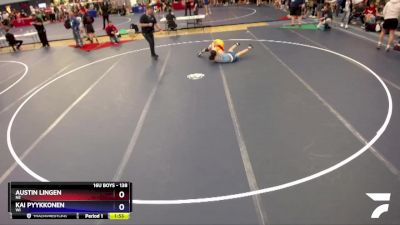 138 lbs Cons. Round 1 - Austin Lingen, NE vs Kai Pyykkonen, WI