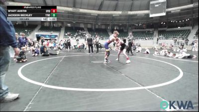 100 lbs Rr Rnd 2 - Wyatt Austin, Sperry Wrestling Club vs Jackson Beckley, TTWC Cream
