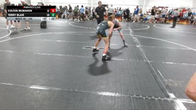 105 lbs 3rd Place Match - Terry Blair, Compound Wrestling vs Colton McMahon, Radford Trained
