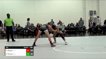 100 lbs Finals (2 Team) - Alex Rozas, POWA vs Peter Rincan, Black Mambas
