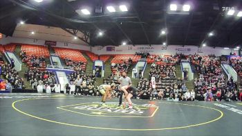 132 lbs Semifinals (8 Team) - Ethan Rising, Hudson vs Joel Pena, Decatur