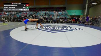 144 lbs Round Of 16 - Madden Sandoval, Crook County vs Wyatt Bingham, Pleasant Grove