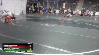 110 lbs 1st Place Match - Kaydence Golding, Team North Dakota vs KiMorah Cathey, Team Oklahoma