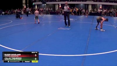 75 lbs Quarterfinal - Collin Ysquierdo, Askren Wrestling Academy vs Ruger Hoveland, Immortal Athletics WC