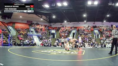157 lbs Quarterfinals (8 Team) - Finn Ruediger, Yale HS vs Nicholas Moore, Madison HS